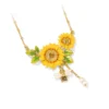Juicy Grape Necklace French Light Luxury Niche Sunflower Flower Collarbone Chain One Up Girl Gift